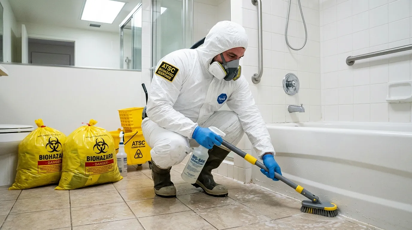 Decontamination equipment deployed for Blood Cleanup in Bella Vista